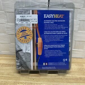 Easy Heat AHB-016 120 Vac Pipe Heating Cable, 3-7 Feet New! Pipe Freeze Protect